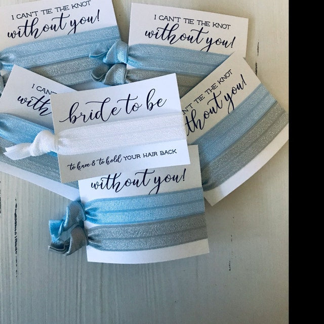 Bridesmaid Proposal Hair Tie Gift  Bridal Party Gift, Retro Vibes, Palm Springs Wedding