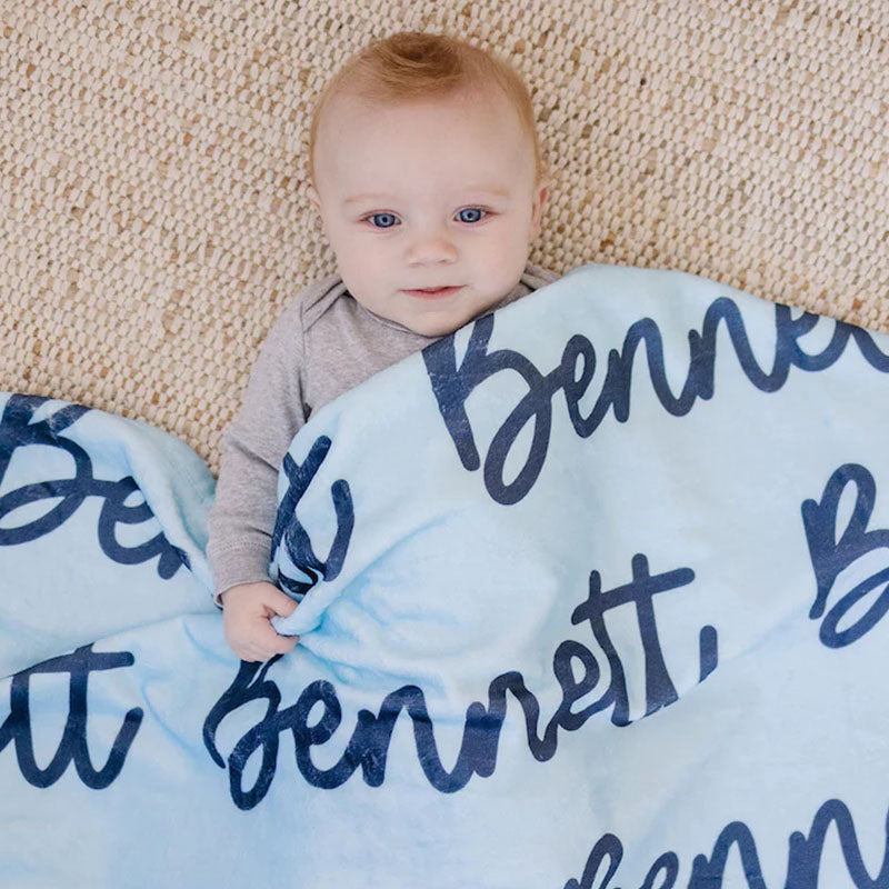 Personalized Baby Blanket - Personalized Gifts - Name Blanket