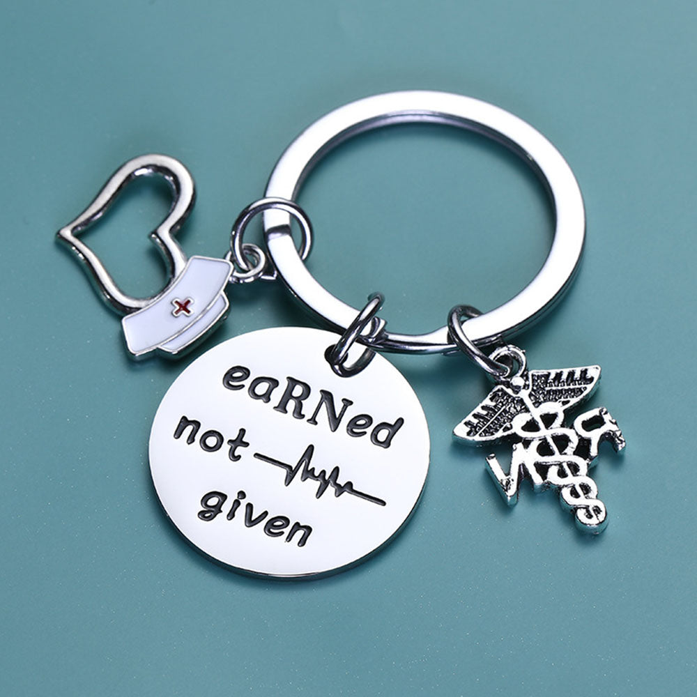 Personalized Nurse Care Respect Keychain,Christmas Gifts