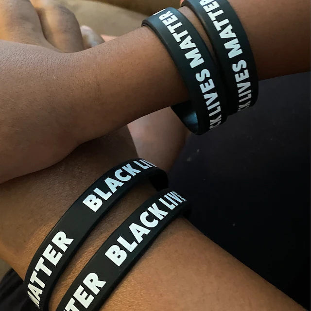 Black Lives Matter Wristband Adult, Youth, Infant & Extra Large Sizes