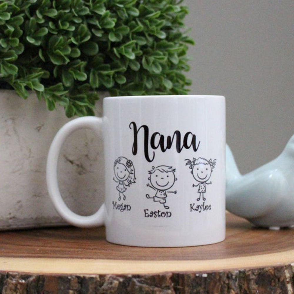 Personalized Nana Papa Custom Coffee Mug Cup Gift