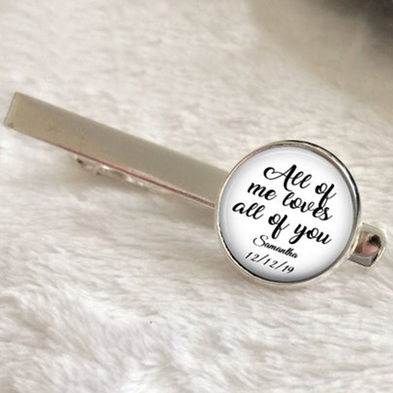 Custom Photo Tie Clip - Tie Bar - Personalized for Dad or Wedding - Men's Keepsake - Father's Day