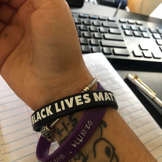 Black Lives Matter Wristband Adult, Youth, Infant & Extra Large Sizes